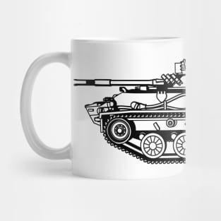 BMD4 amphibious infantry fighting vehicle tank Pop Art Mug